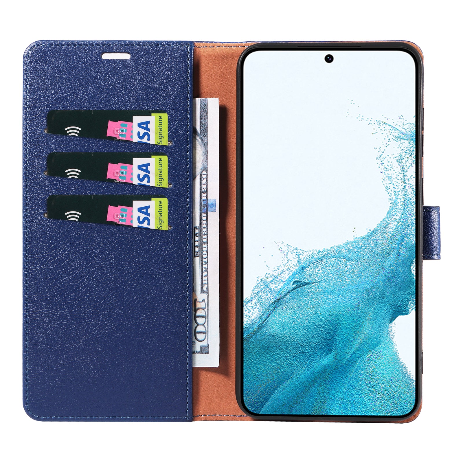 Cell Phone Cover For Samsung Galaxy S22 5G Flip Leather Wallet Case Stand RFID Blocking Phone Shell Cell Phone Cover For Samsung Galaxy S22 5G Flip Leather Wallet Case Stand RFID Blocking Phone Shell